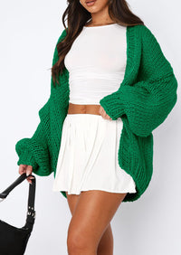 PRETTYGARDEN Cardigan Sweaters for Women Trendy Fall Fashion Long Sleeve Chunky Knit Cardigans Winter Clothing Outfits