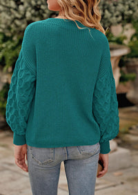 PRETTYGARDEN Women's Fall Pullover Sweater Casual Long Sleeve Loose Chunky Knit Tops Blouse Winter Fashion Clothing