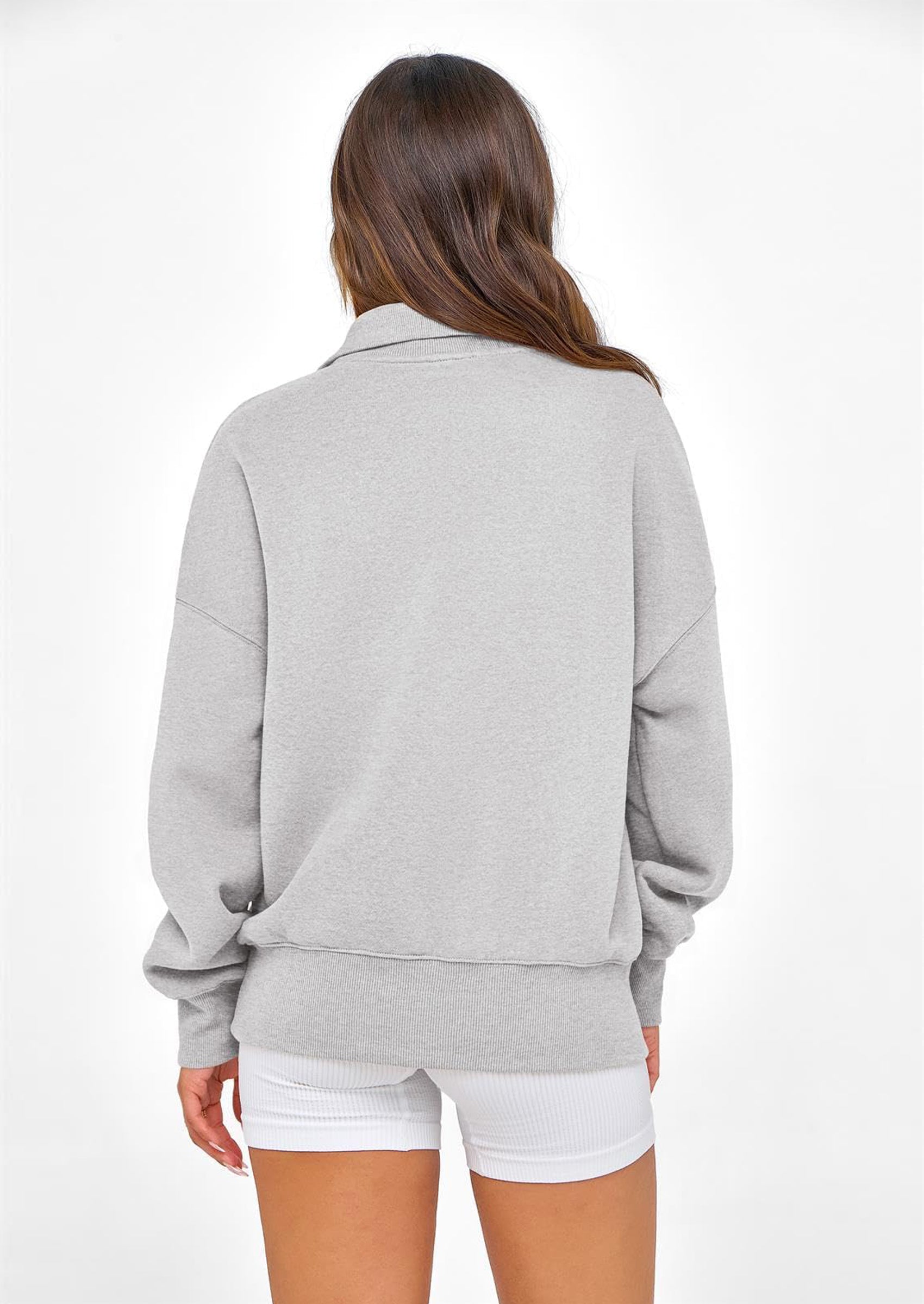 PRETTYGARDEN Womens Half Zip Oversized Sweatshirts Fleece Hoodies Trendy Long Sleeve Pullover Tops Y2k Spring Outfits