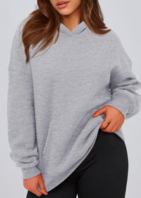 PRETTYGARDEN Womens Oversized Hoodies Fleece Hooded Sweatshirts Long Sleeve Pullover Tops Fall Outfits Winter Clothes