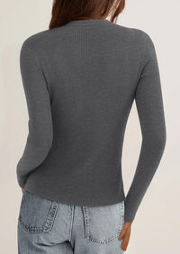 PRETTYGARDEN Womens Fall Cardigan Sweaters Lightweight Long Sleeve Button up Ribbed Knit Tops Winter Fashion Clothes