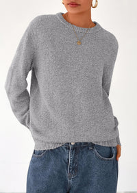 PRETTYGARDEN Womens Sweaters Fall Fashion Casual Crewneck Pullover Button Long Sleeve Cute Knit Tops Winter Clothes