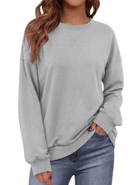 Classic Crewneck Ruched Waist Tee Shirts, Casual Fitted Cute Top, Soft Basic Layering, Y2k Fall Outfits, Fashion Clothing