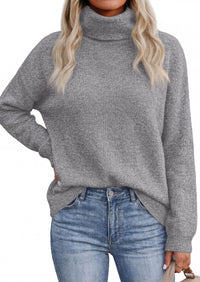 PRETTYGARDEN Women's Winter Turtleneck Sweaters Oversized Warm Pullover  Cozy Chunky Knit Sweater, Long Sleeve Tunic, Loose Fit Dressy Casual Tops, Trendy Fall Fashion Clothing, Holiday Outfits
