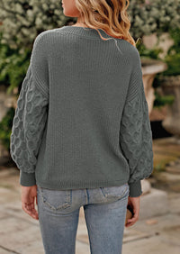 PRETTYGARDEN Women's Fall Pullover Sweater Casual Long Sleeve Loose Chunky Knit Tops Blouse Winter Fashion Clothing