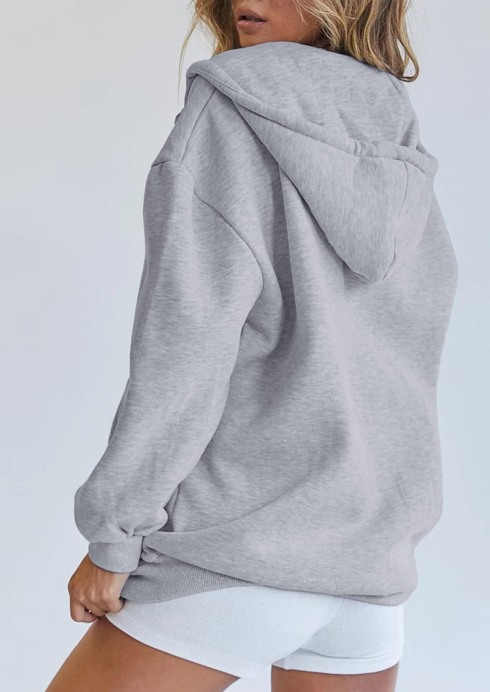 PRETTYGARDEN Women's Zip Up Y2K Hoodies Casual Long Sleeve Sweatshirts Fall Spring Track Jackets with Pockets