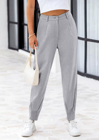 PRETTYGARDEN Womens Dress Pants Business Casual Trendy High Waisted Ankle Length Dressy Trousers Slacks Work Clothes