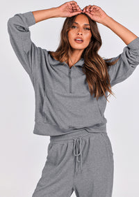 PRETTYGARDEN Women's Fall 2 Piece Lounge Sets Zip Up Sweatshirt Jogger Pants Sweat Track Suits Travel Outfit Winter Clothing