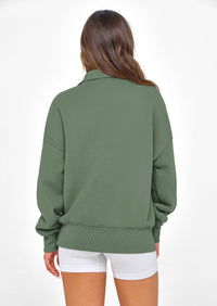 PRETTYGARDEN Womens Half Zip Oversized Sweatshirts Fleece Hoodies Trendy Long Sleeve Pullover Tops Y2k Spring Outfits