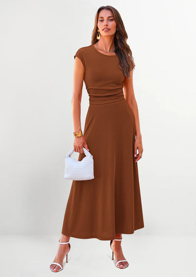 PRETTYGARDEN Summer Two Piece Skirt Set for Women Dressy Casual Knit Matching Travel Spring Vacation Lounge Outfits