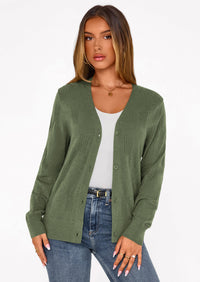 PRETTYGARDEN Women's Soft Winter Cardigan Sweaters Lightweight Knit Button Up Shrug Fall Sweater Tops PRETTYGARDEN