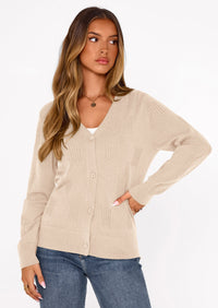 PRETTYGARDEN Women's Soft Winter Cardigan Sweaters Lightweight Knit Button Up Shrug Fall Sweater Tops PRETTYGARDEN