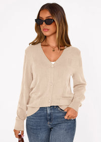 PRETTYGARDEN Women's Soft Winter Cardigan Sweaters Lightweight Knit Button Up Shrug Fall Sweater Tops PRETTYGARDEN