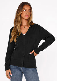 PRETTYGARDEN Women's Soft Winter Cardigan Sweaters Lightweight Knit Button Up Shrug Fall Sweater Tops PRETTYGARDEN