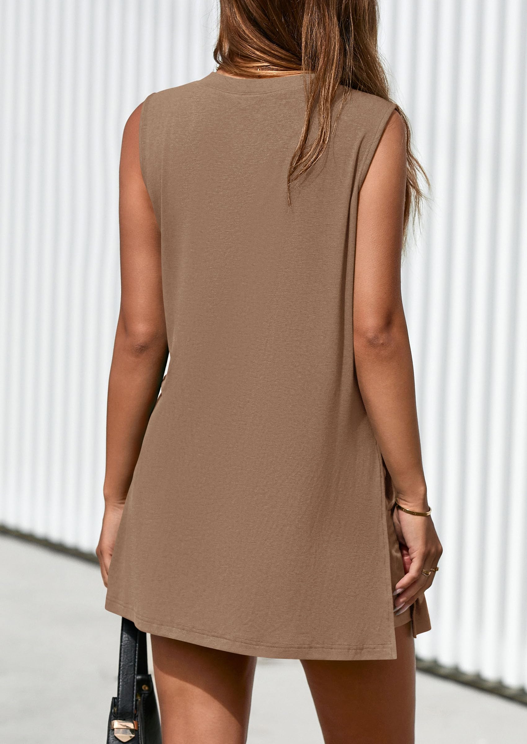 PRETTYGARDEN Women's Two Piece Lounge Set Summer Casual Oversized Shirts Biker Shorts Matching Airport Travel Outfit