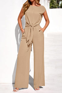 PRETTYGARDEN Women 2 Piece Lounge Sets Casual Summer Outfits Cap Sleeve Strappy Crop Tops Wide Leg Pant Tracksuit PRETTYGARDEN