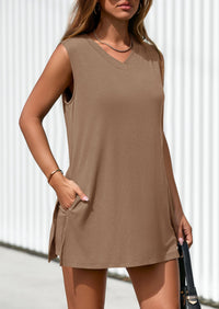 PRETTYGARDEN Women's Two Piece Lounge Set Summer Casual Oversized Shirts Biker Shorts Matching Airport Travel Outfit