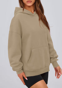 PRETTYGARDEN Womens Oversized Hoodies Fleece Hooded Sweatshirts Long Sleeve Pullover Tops Fall Outfits Winter Clothes