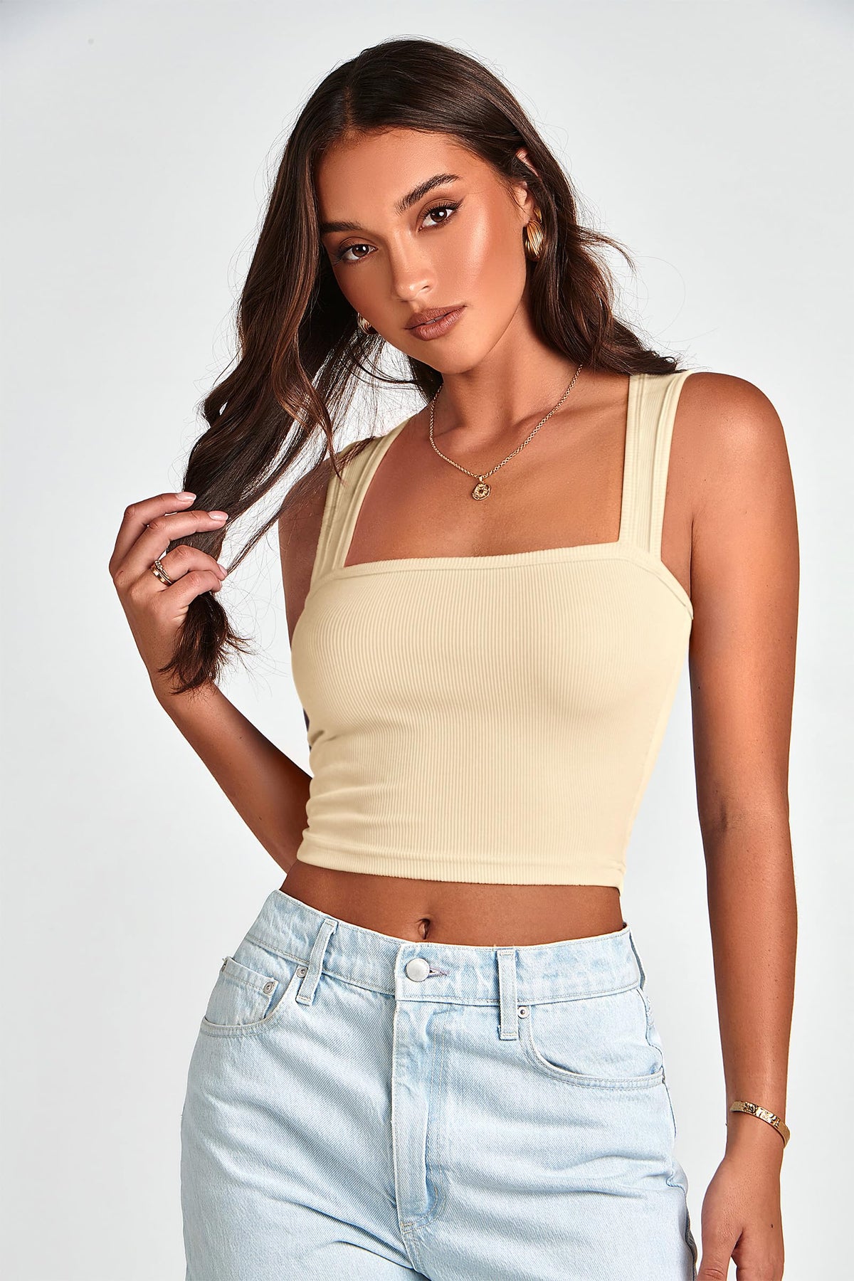 Basic Yoga Workout Crop Top 2 Pack