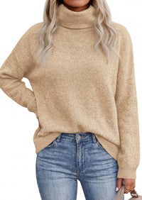 PRETTYGARDEN Women's Winter Turtleneck Sweaters Oversized Warm Pullover  Cozy Chunky Knit Sweater, Long Sleeve Tunic, Loose Fit Dressy Casual Tops, Trendy Fall Fashion Clothing, Holiday Outfits