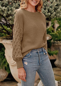 PRETTYGARDEN Women's Fall Pullover Sweater Casual Long Sleeve Loose Chunky Knit Tops Blouse Winter Fashion Clothing