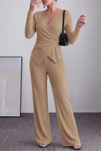 PRETTYGARDEN Women Fall 2 Piece LoungeWear Pant Sets