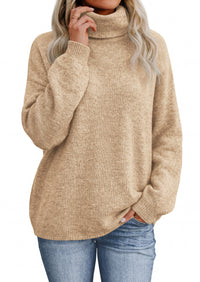PRETTYGARDEN Women's Winter Turtleneck Sweaters Oversized Warm Pullover  Cozy Chunky Knit Sweater, Long Sleeve Tunic, Loose Fit Dressy Casual Tops, Trendy Fall Fashion Clothing, Holiday Outfits