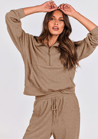 PRETTYGARDEN Women's Fall 2 Piece Lounge Sets Zip Up Sweatshirt Jogger Pants Sweat Track Suits Travel Outfit Winter Clothing