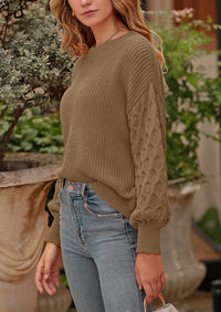 PRETTYGARDEN Women's Fall Pullover Sweater Casual Long Sleeve Loose Chunky Knit Tops Blouse Winter Fashion Clothing