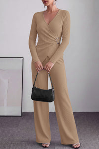 PRETTYGARDEN Women Fall 2 Piece LoungeWear Pant Sets