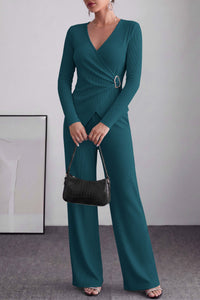PRETTYGARDEN Women Fall 2 Piece LoungeWear Pant Sets