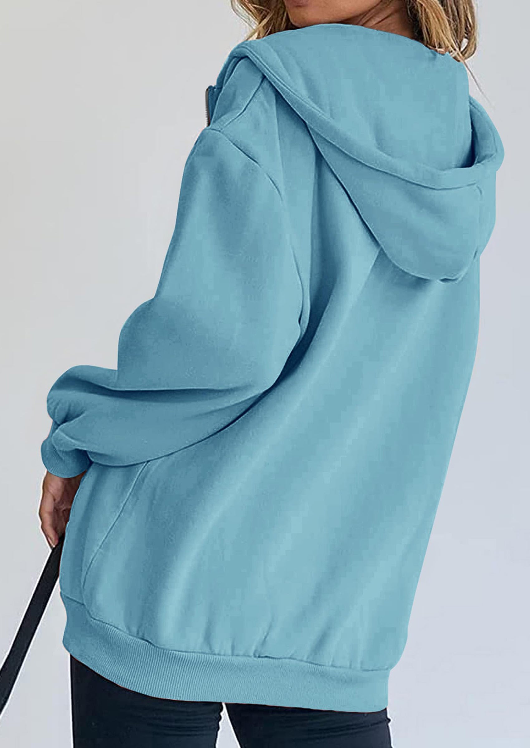 PRETTYGARDEN Women's Zip Up Y2K Hoodies Casual Long Sleeve Sweatshirts Fall Spring Track Jackets with Pockets