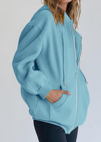 PRETTYGARDEN Women's Zip Up Y2K Hoodies Casual Long Sleeve Sweatshirts Fall Spring Track Jackets with Pockets