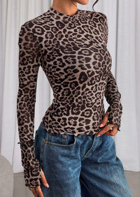 PRETTYGARDEN Womens Fall Mesh Floral Blouses Long Sleeve Going Out Tops Slim Fitted Shirts Date Night Outfits