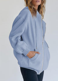 PRETTYGARDEN Women's Zip Up Y2K Hoodies Casual Long Sleeve Sweatshirts Fall Spring Track Jackets with Pockets