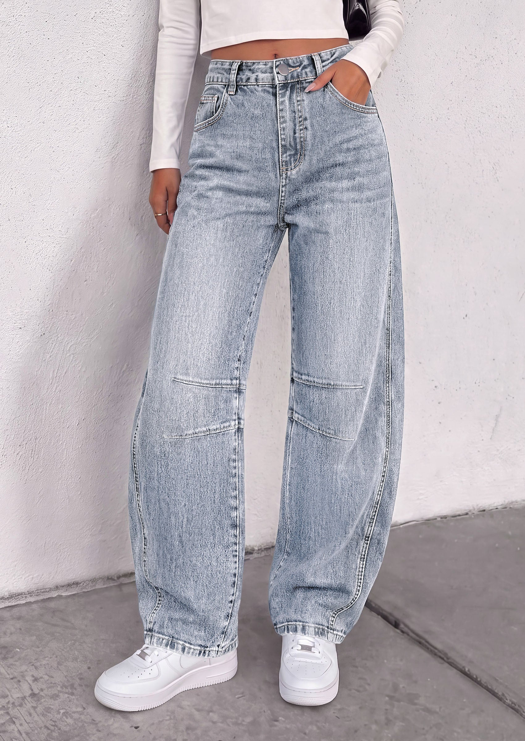 PRETTYGARDEN Womens Bootcut Denim Jeans Wide Leg Pants | Stretchy, High Waisted Rise, Flare Bell Bottom, Pockets, Trendy Casual, Going Out Outfits, Fall Winter Fashion Clothing