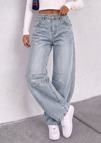 PRETTYGARDEN Womens Bootcut Denim Jeans Wide Leg Pants | Stretchy, High Waisted Rise, Flare Bell Bottom, Pockets, Trendy Casual, Going Out Outfits, Fall Winter Fashion Clothing