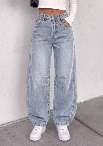 PRETTYGARDEN Womens Bootcut Denim Jeans Wide Leg Pants | Stretchy, High Waisted Rise, Flare Bell Bottom, Pockets, Trendy Casual, Going Out Outfits, Fall Winter Fashion Clothing
