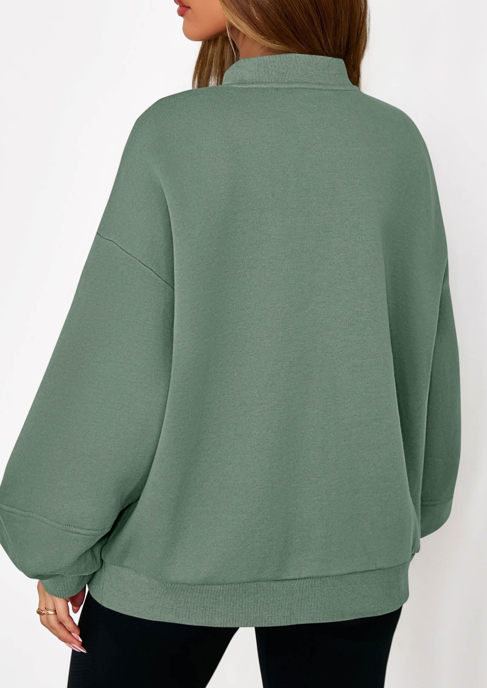 KIRUNDO Oversized Sweatshirt for Women Zip Up Bomber Jacket Fall Fashion Casual Long Sleeve Outerwear Winter Outfits PRETTYGARDEN