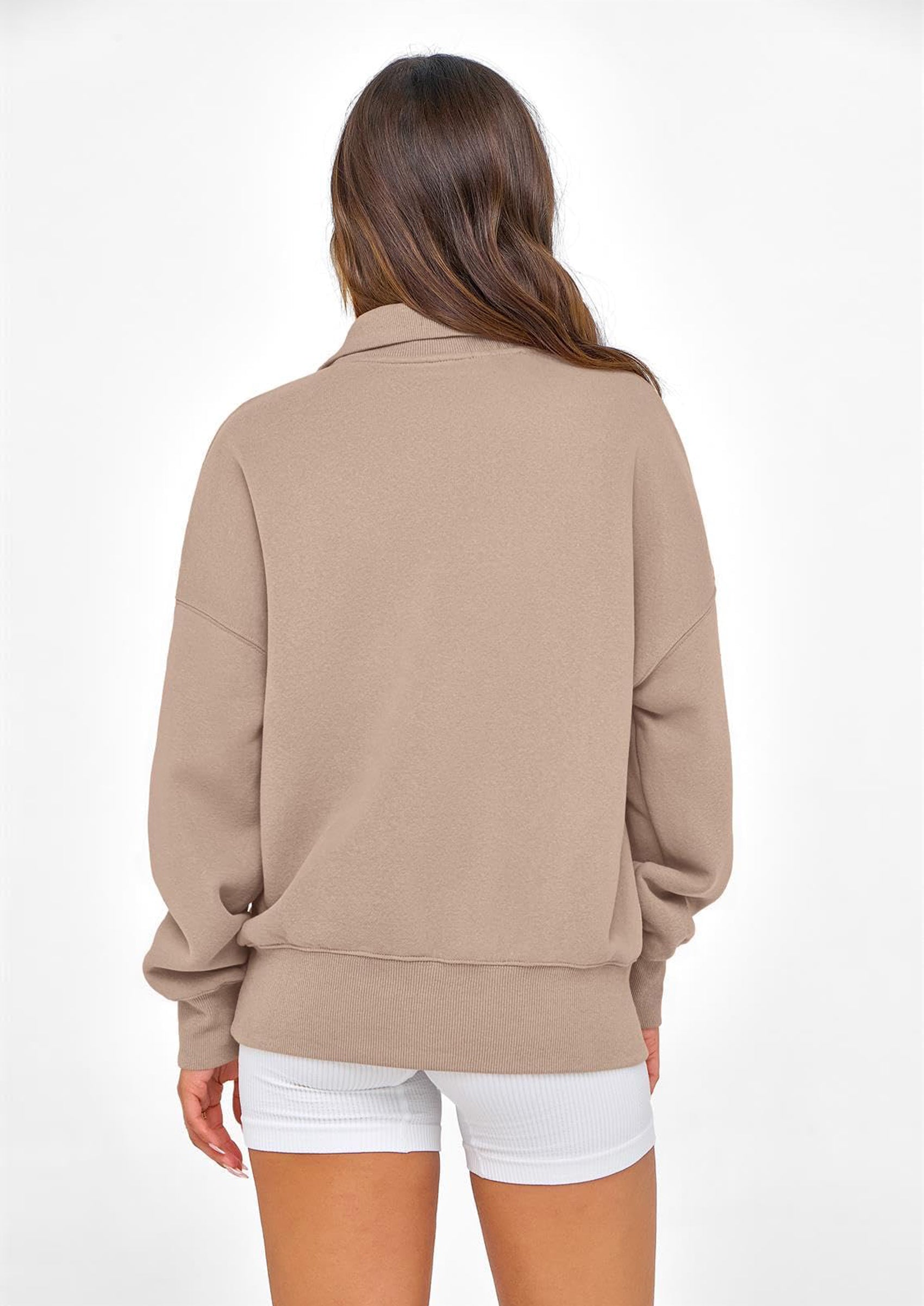 PRETTYGARDEN Womens Half Zip Oversized Sweatshirts Fleece Hoodies Trendy Long Sleeve Pullover Tops Y2k Spring Outfits