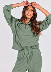 PRETTYGARDEN Women's Fall 2 Piece Lounge Sets Zip Up Sweatshirt Jogger Pants Sweat Track Suits Travel Outfit Winter Clothing