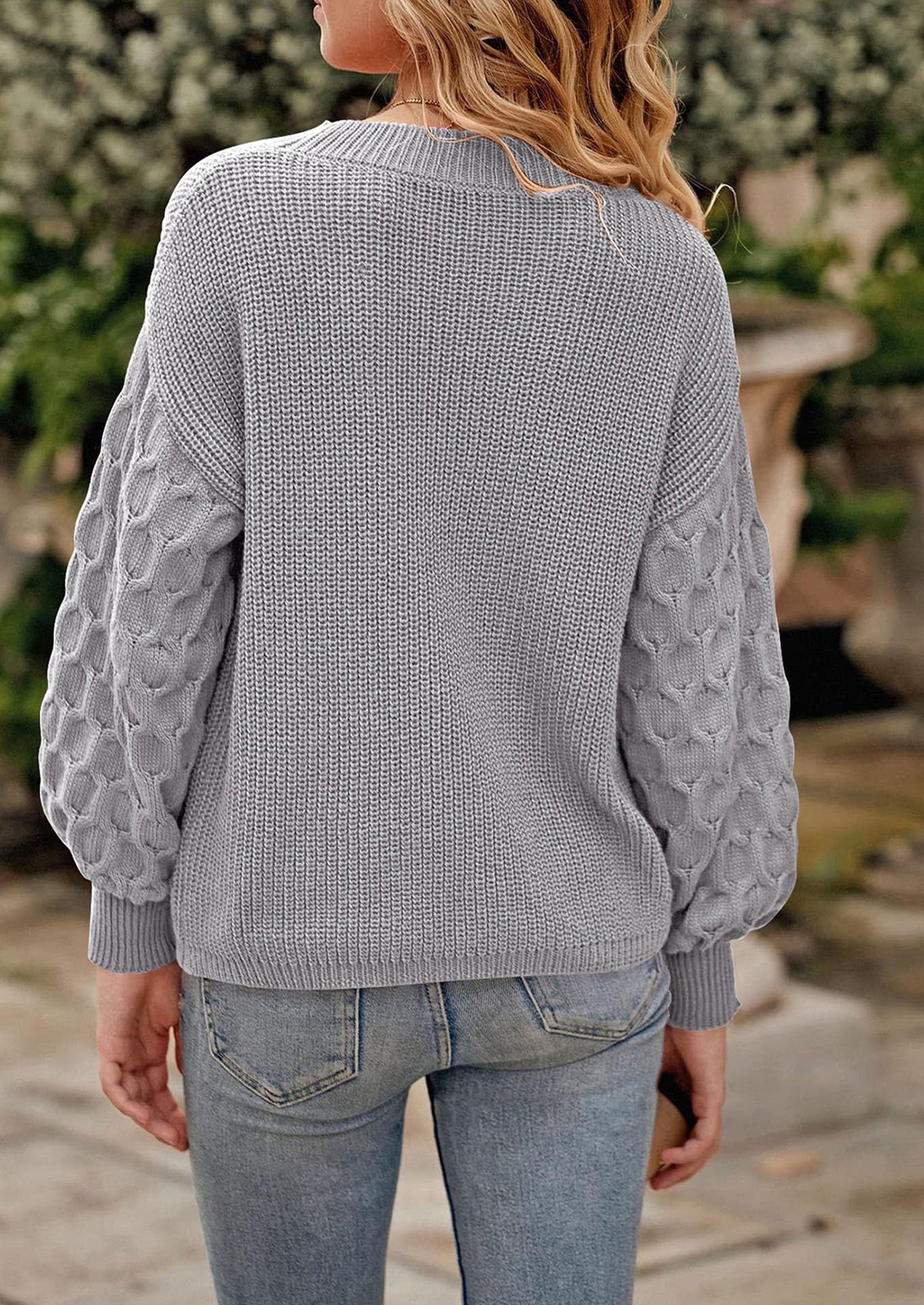 PRETTYGARDEN Women's Fall Pullover Sweater Casual Long Sleeve Loose Chunky Knit Tops Blouse Winter Fashion Clothing