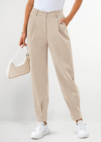 PRETTYGARDEN Womens Dress Pants Business Casual Trendy High Waisted Ankle Length Dressy Trousers Slacks Work Clothes