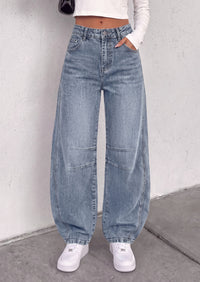 PRETTYGARDEN Womens Bootcut Denim Jeans Wide Leg Pants | Stretchy, High Waisted Rise, Flare Bell Bottom, Pockets, Trendy Casual, Going Out Outfits, Fall Winter Fashion Clothing