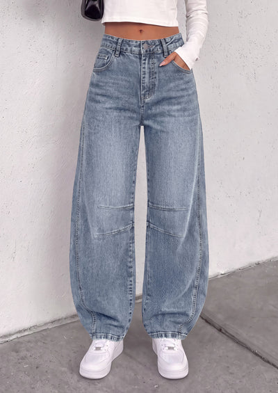 PRETTYGARDEN Womens Bootcut Denim Jeans Wide Leg Pants | Stretchy, High Waisted Rise, Flare Bell Bottom, Pockets, Trendy Casual, Going Out Outfits, Fall Winter Fashion Clothing