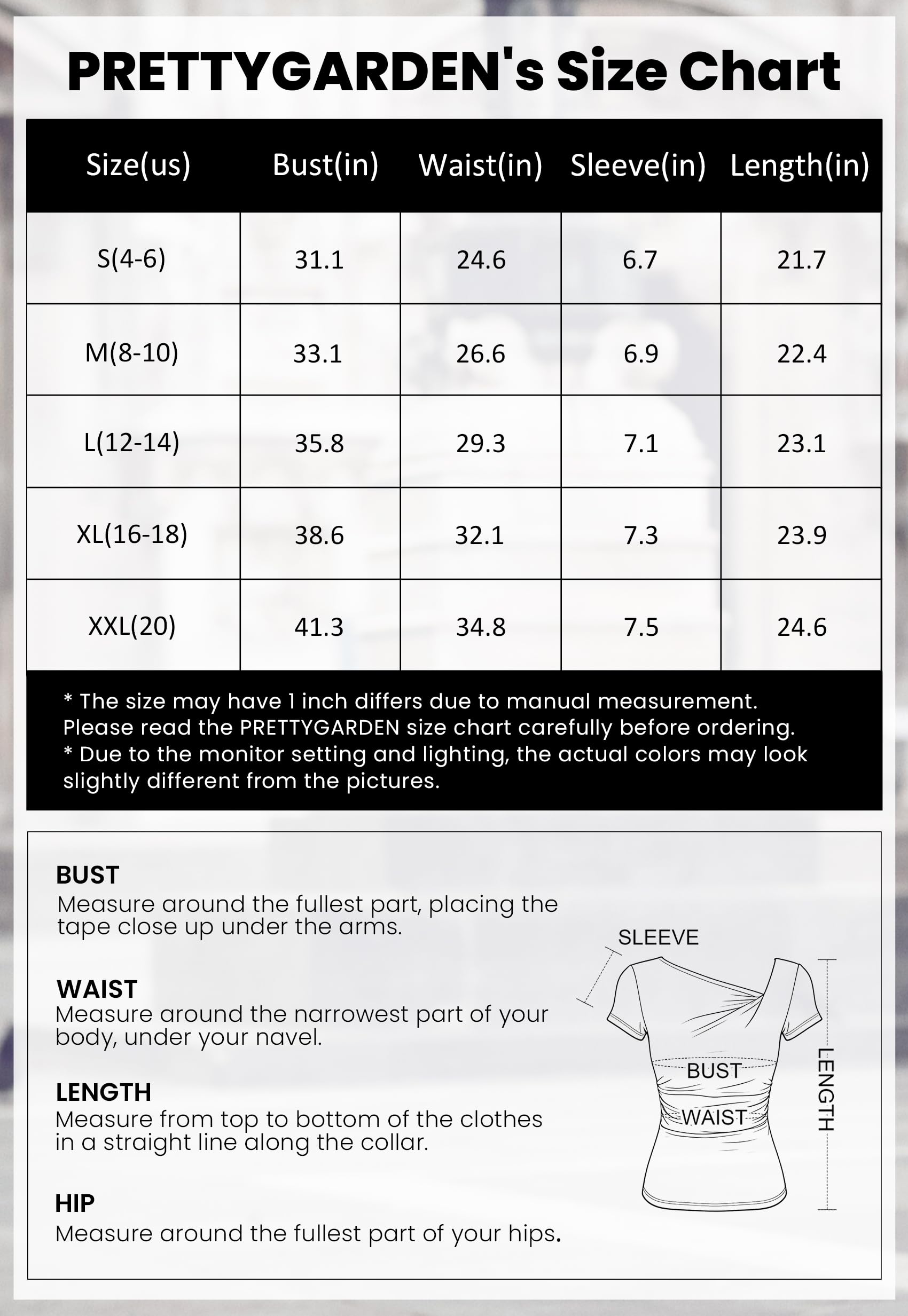 PRETTYGARDEN Women's Summer Asymmetrical Y2K Tops Trendy Ribbed Short Sleeve Fitted Tee Shirts Spring Fashion Clothing PRETTYGARDEN