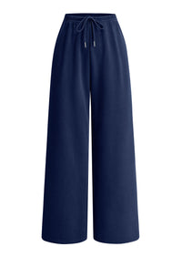 PRETTYGARDEN Womens Wide Leg Sweatpants Fleece Lounge Pants | Elastic Drawstring Waist,Baggy Jogger Yoga Sweat pants,Pockets,Fall Winter Clothes,Loose Daily Casual & Loungewear Trousers