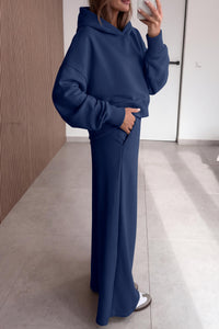 PRETTYGARDEN Women 2 Piece Lounge Sets Long Sleeve Hoodies Wide Leg Sweatpants Sweatsuits Workout Set Fall Outfits 2026