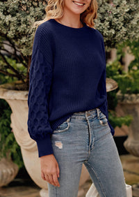 PRETTYGARDEN Women's Fall Pullover Sweater Casual Long Sleeve Loose Chunky Knit Tops Blouse Winter Fashion Clothing