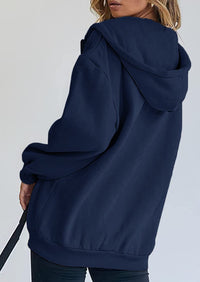 PRETTYGARDEN Women's Zip Up Y2K Hoodies Casual Long Sleeve Sweatshirts Fall Spring Track Jackets with Pockets